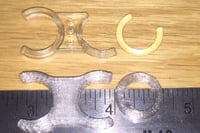 Image 1 of Bamboo Roman shade repair clip and ring 12 pairs 
