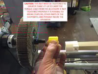 Image 3 of Shopsmith Power Coupler Coupling time saver stub 