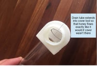 Image 3 of harvest FLO SHELF TM DTC-1 drain tube cover qty 4