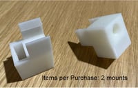 Image 1 of elfa caster wheel mount clip