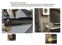 Image 3 of Ball bearing upgrade steelcase tanker desk drawer roller narrow style