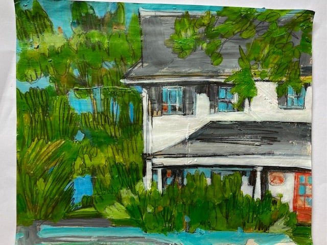 Image of Rutger's Park Landscape Painting Sale