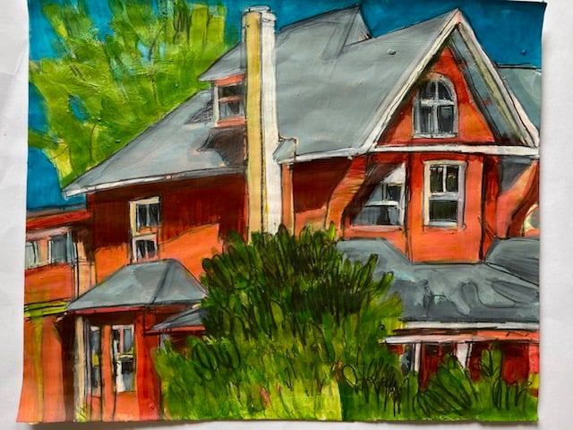 Image of Rutger's Park Landscape Painting Sale