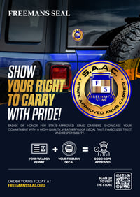 Image 4 of Freemans Official Firearm Decal 