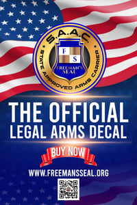 Image 1 of Freemans Official Firearm Decal 