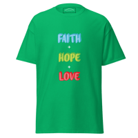 Image 3 of "Faith, Hope, & Love" Unisex Classic Tee (Version 1)