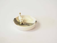 Image 1 of Grey Stripe Ring Dish 