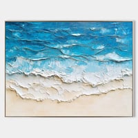Image 4 of Sunshine Coast Workshop - Abstract Beach Impasto Art Workshop 