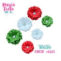 Talia Flowe Die Cut 1321