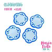 Image 2 of Floravera LEI  Pendant Die Cut 1320
