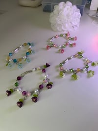 Image 2 of Flower Beaded Bracelet Collection