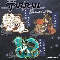 Image 1 of HONKAI STAR RAIL / 2" Enamel Pins