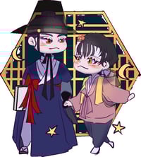 Image 3 of Painter of the Night FANMADE Acrylic Charm : High Quality BL Yaoi Manhwa