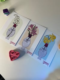 Image 1 of Soy sauce and flower combo original art prints 