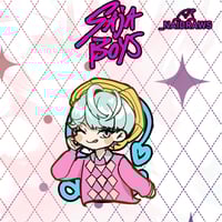 Image 4 of (PRE-ORDER) Kpop Demon Hunters SAJA Boys Enamel pin