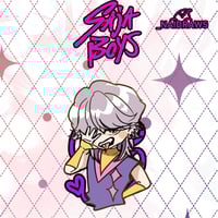 Image 3 of (PRE-ORDER) Kpop Demon Hunters SAJA Boys Enamel pin