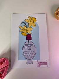 Image 8 of Soy sauce and flower combo original art prints 