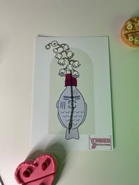 Image 10 of Soy sauce and flower combo original art prints 