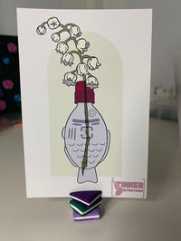 Image 6 of Soy sauce and flower combo original art prints 