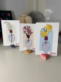 Image 2 of Soy sauce and flower combo original art prints 