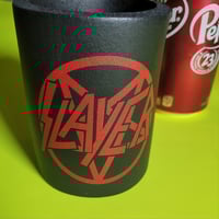 Image 2 of Slayer Beer Koozie OFFICIAL Tour Merch