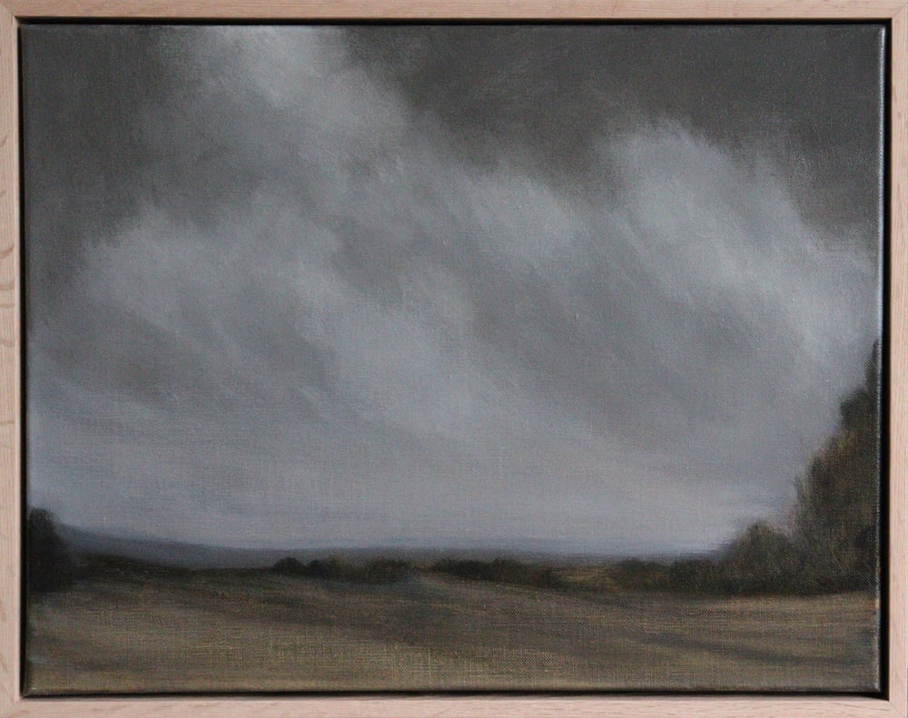 Image of Campagne sous les nuages de tempête