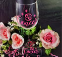 Cancer Zodiac Drinkware Giftset 2 piece Pink