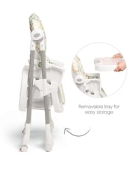 Image 7 of mamas & papas snax highchair - JUNGLE ALPHABET
