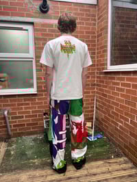 Image 5 of welsh cycling top patchwork trousers 1/1