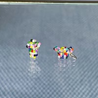 Image 1 of Mini Beaded Vase Charms – Found Objects Micro Series