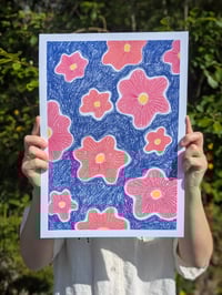 Image 1 of Starflowers – Colorful Botanical Art Print