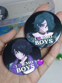 Image 2 of i love emo boys buttons