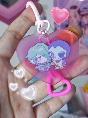 Image of i freaking love my duo series stickers & keychains
