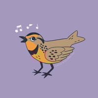 Image 2 of Cute meadowlark sticker