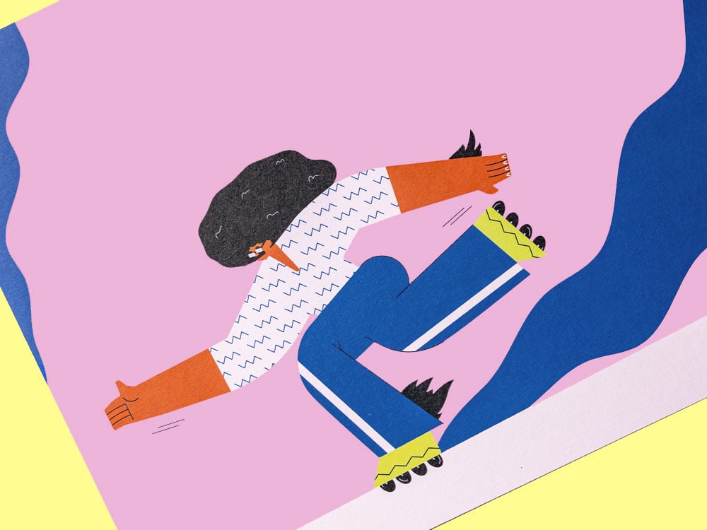 Image of PRINT Rollerblading