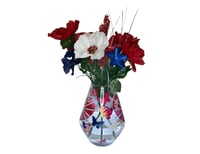 Image 3 of Soft diamond glass vase with great customized design.