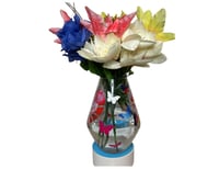 Image 4 of Soft diamond glass vase with great customized design.