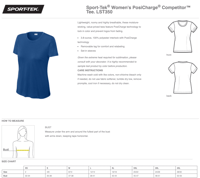 Image 2 of Ladies Sport-tek Wicking tee