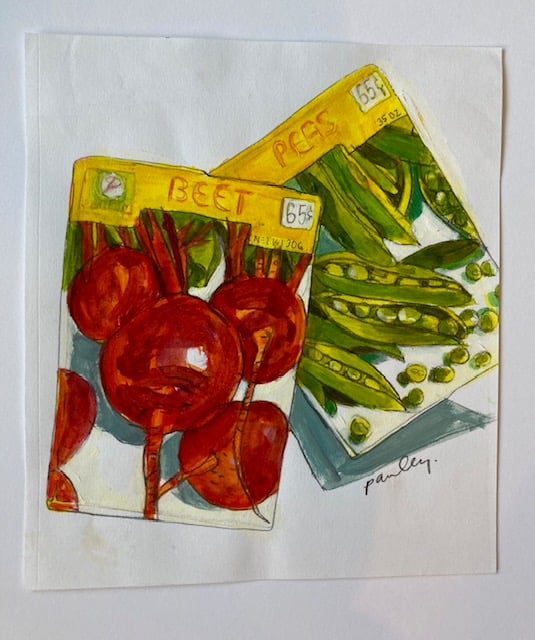 Image of Seattle Tilth Children's Garden Paintings 2