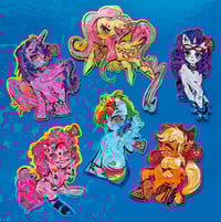 Image 1 of Mane 6 Holo Stickers