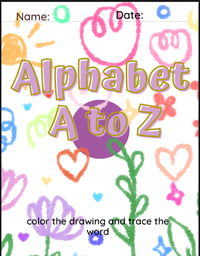Image 1 of A-Z coloring