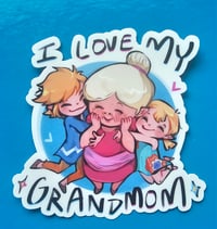 Image 2 of I Love My Grandmom Sticker