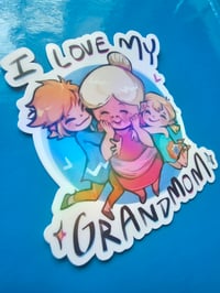 Image 3 of I Love My Grandmom Sticker