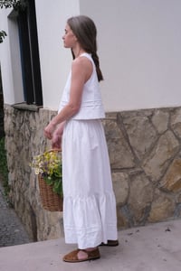 Image 3 of GERTRUD Cotton Pintuck Skirt