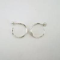 Image 2 of Medium Celestial Hoops - Silver