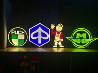 Image 1 of Moped Lightboxes