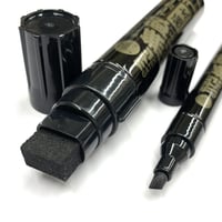 Image 3 of GATEN MUTEKI Marker PRO - Extra Wide - BLACK (Calligraphy Marker)