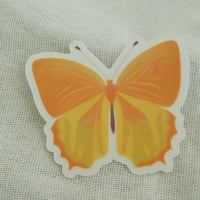Image 2 of Clear butterfly sticker, laptop sticker, sticker for journal
