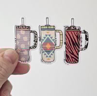 Image 1 of Clear water bottle sticker, western sticker, boho sticker