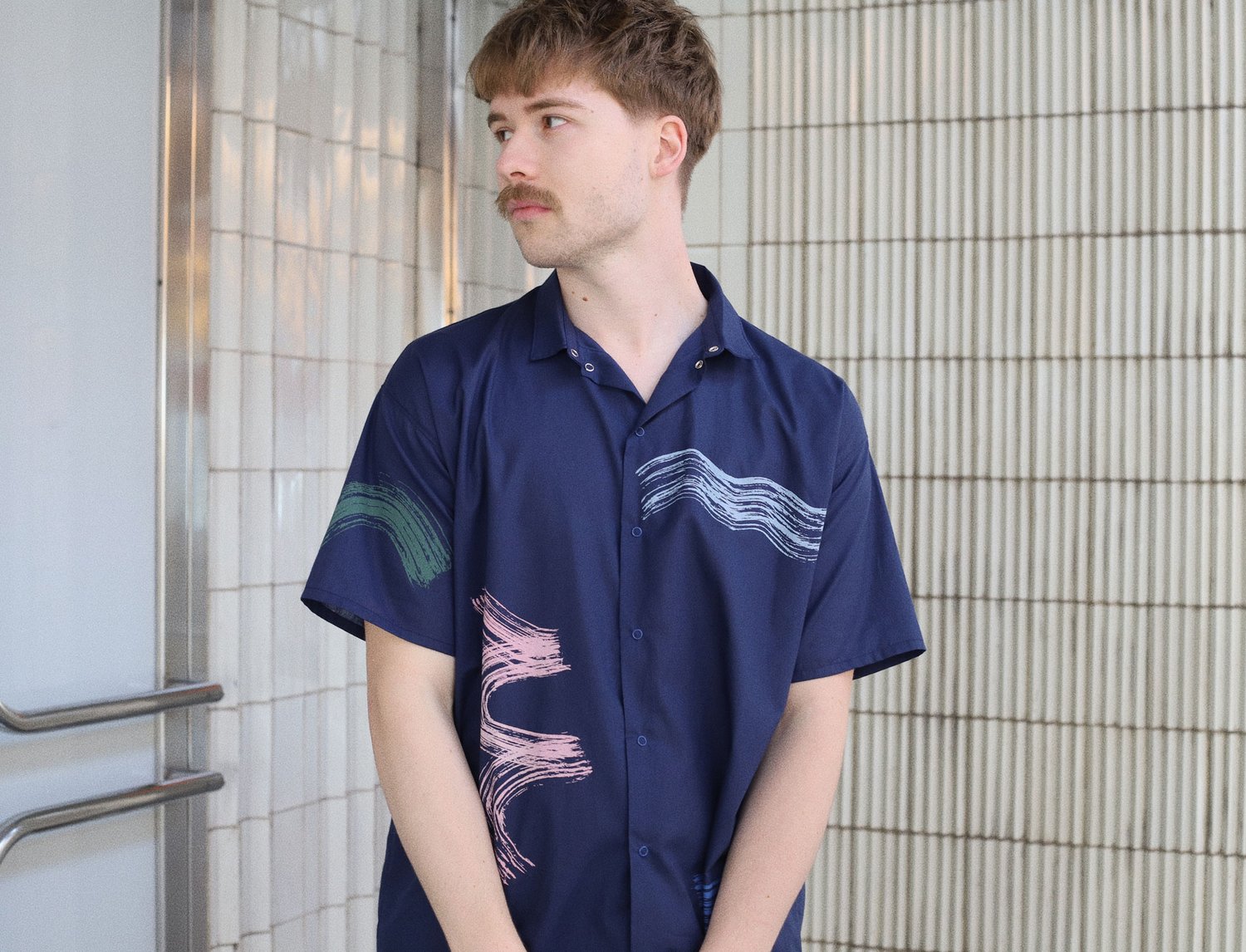Image of DARK BLUE UNISEX SHIRT
